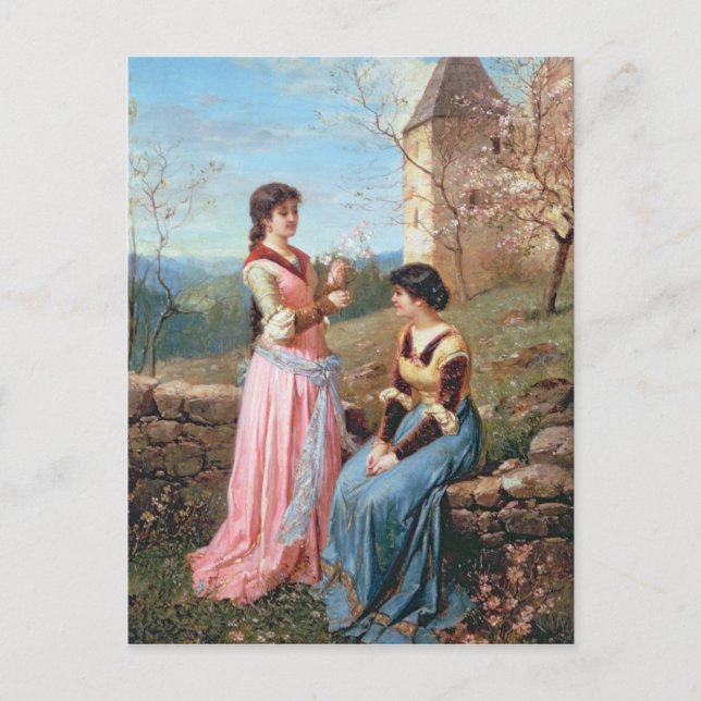 Springtime i Toskana Vykort (Framsida)