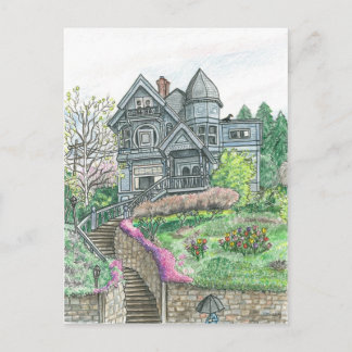 Springtime in Bellingham, Washington Vykort