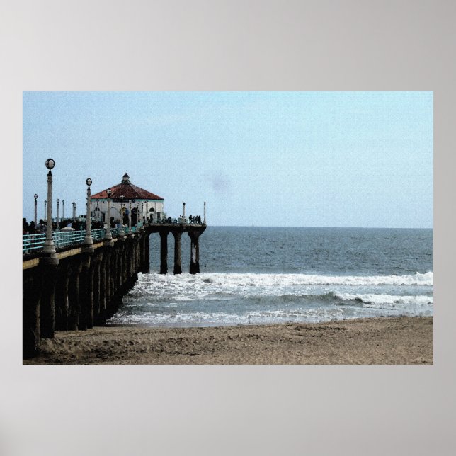 Springtime in Manhattan Beach 36 x 24 Poster (Framsidan)