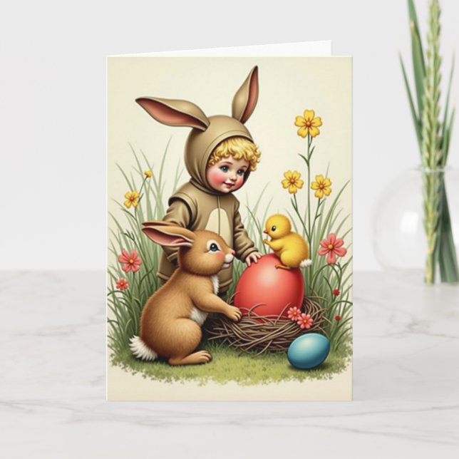 Springtime Joy Picture Card Kort (Framsida)