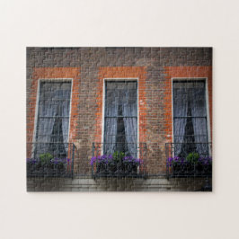 Springtime London Lavender Window Boxes Puzzle Pussel