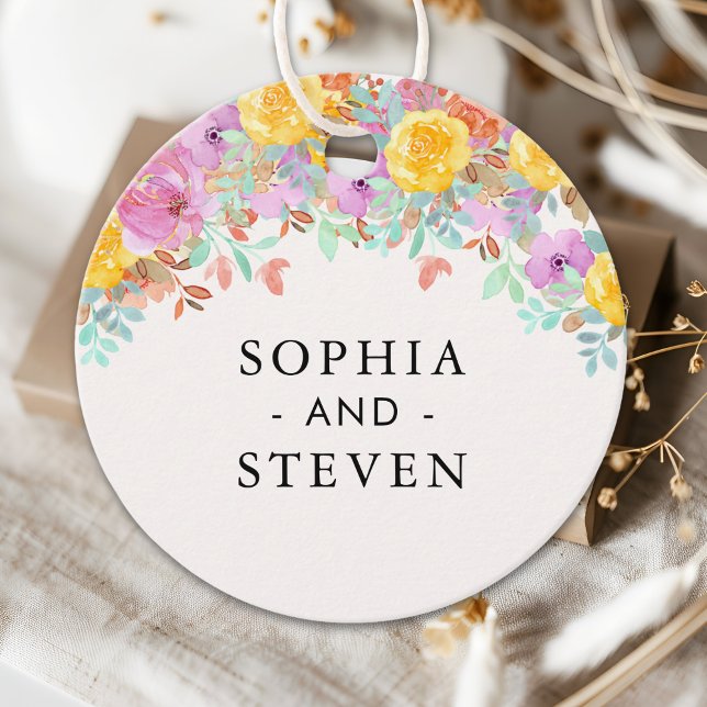 Springtime Love – A Floral Wedding  Gåvor Etiketter (Skapare uppladdad)