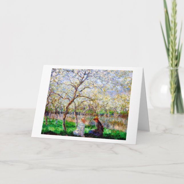 Springtime, Monet Kort (Framsida)