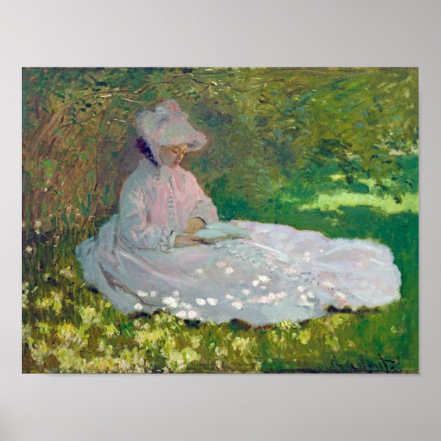 Springtime, Monet Poster (Framsidan)