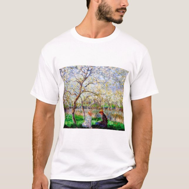 Springtime, Monet T Shirt (Framsida)