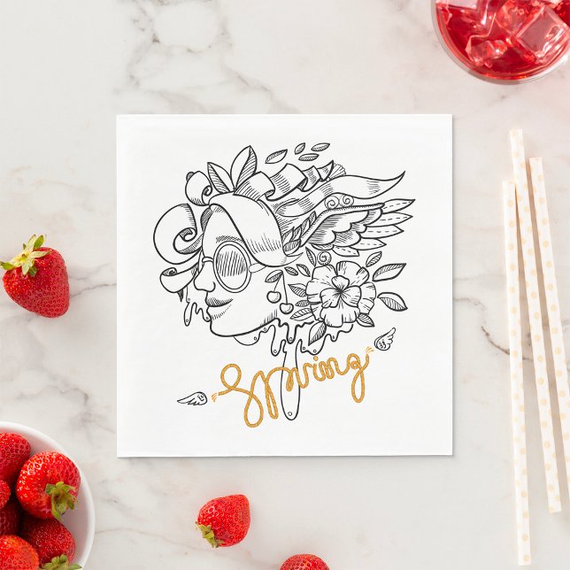 Springtime Pappersservett (Skapare uppladdad)