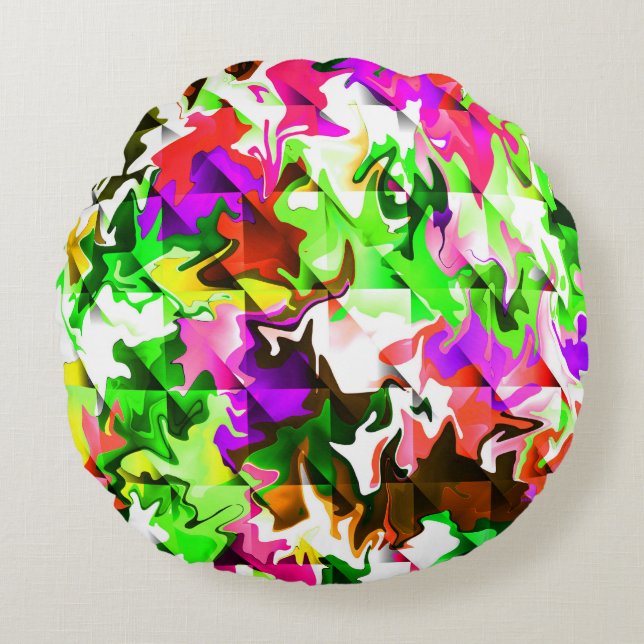 Springtime-Roligt..... Rund Kudde (Framsidan)