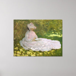 Springtime vid Claude Monet Canvastryck