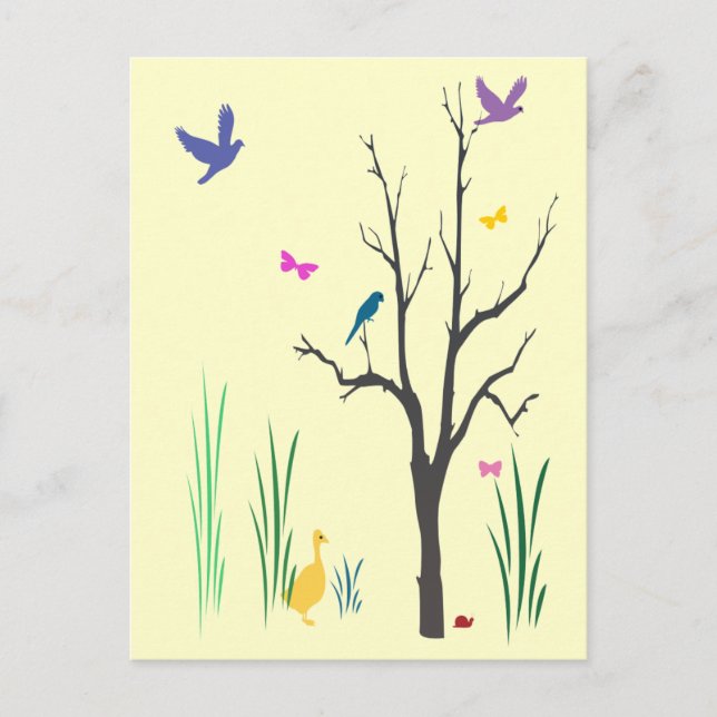 Springtime Vykort (Framsida)