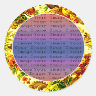 Springtime Wedding Stickers Runt Klistermärke