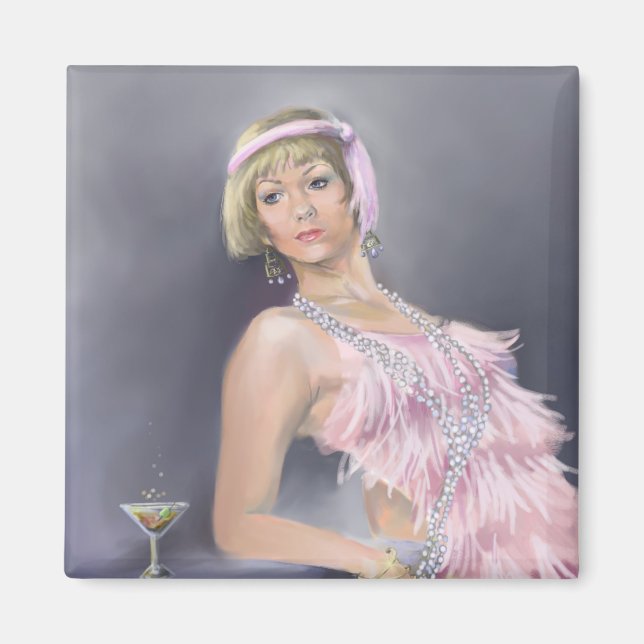 Springtimeklaffmagnet Magnet (Framsidan)