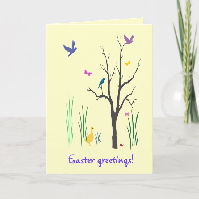 Springtimepåsk Helgkort (Framsida)