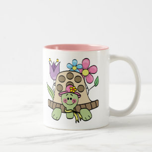 SpringtimesköldpaddaTshirts och gåvor Två-Tonad Mugg