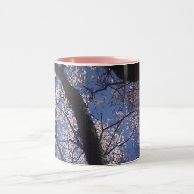 springtimeträd Två-Tonad mugg (Center)