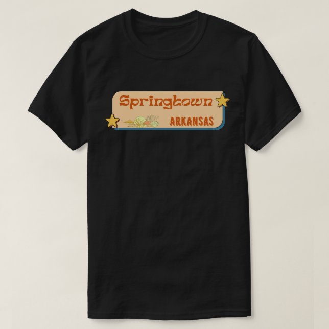 Springtown, Arkansas T Shirt (Design framsida)