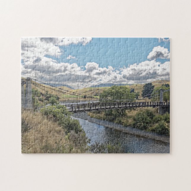 Springvale Suspension Bridge, Nya Zeeland Pussel (Horisontell)