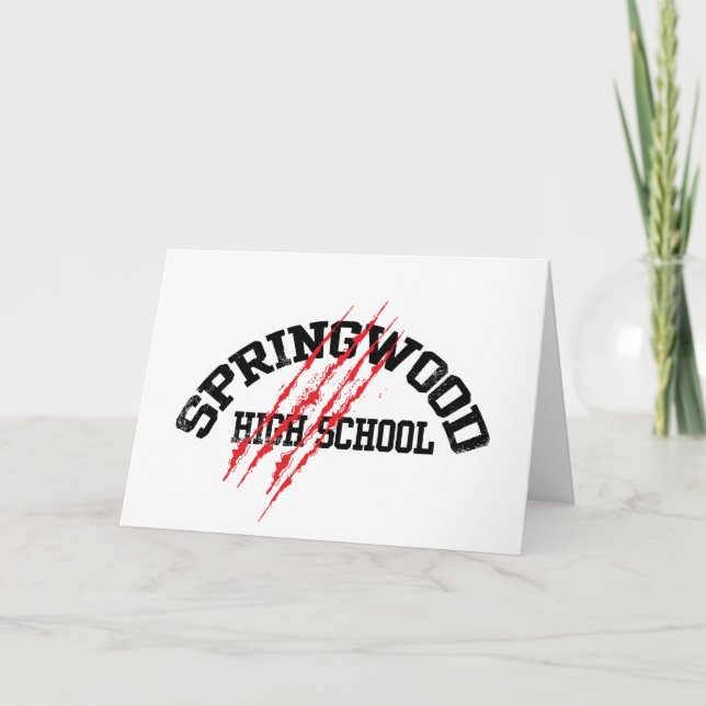 Springwood High School Kort (Framsida)