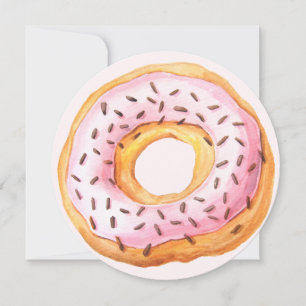 Sprinklad med babydusch för kärlek-donut meddelande