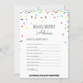 Sprinkle Baby Shower - Editable Namn, 5x7 Inbjudningar