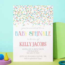 Sprinkle Baby Shower-inbjudan Inbjudningar
