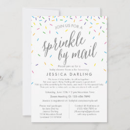 Sprinkle by Mail Baby Shower-inbjudan Inbjudningar