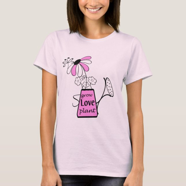 Sprinkle Can Grow Kärlek Plant Tshirts and Gifts (Framsida)