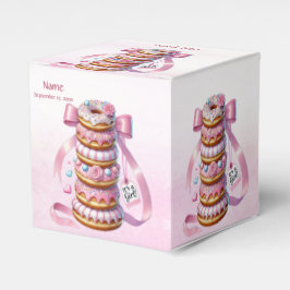 Sprinkle Donuts Rosa Ribbon Favoritbox Presentaskar