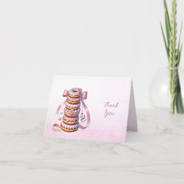 Sprinkle Donuts Rosa Ribbon - tackkort
