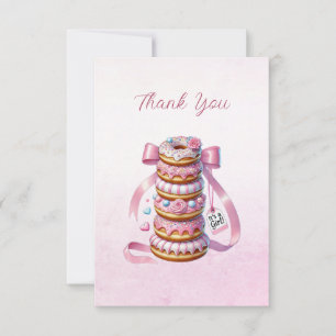 Sprinkle Donuts Rosa Ribbon - tackkort Tack Kort