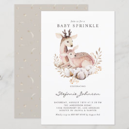 Sprinkle-inbjudan till Mamma och Baby Hjort Fall B