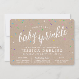 Sprinkle-inbjudningar till baby | Kraft Inbjudningar