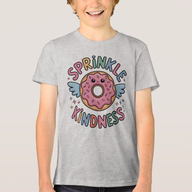 Sprinkle Kindness | Donut Kids T Shirt (Framsida)