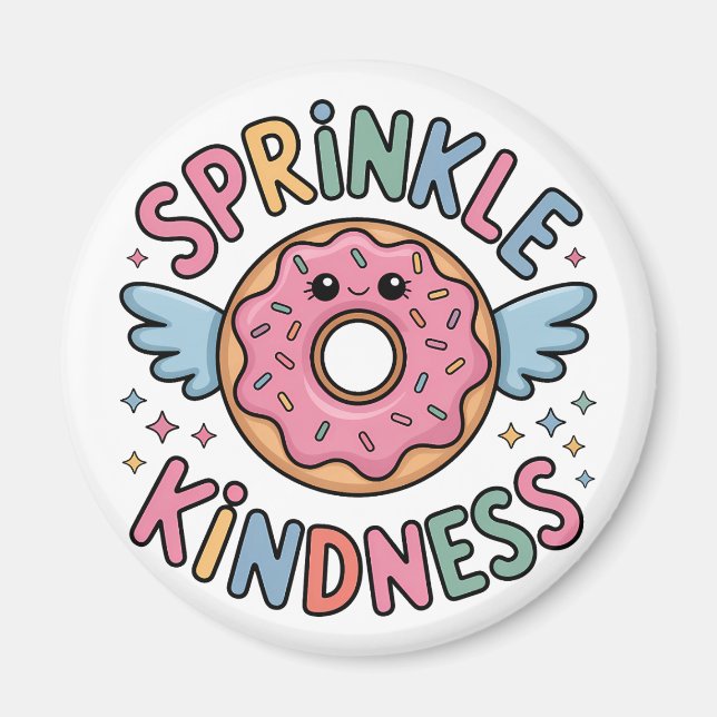 Sprinkle Kindness | Donut Magnet (Framsidan)