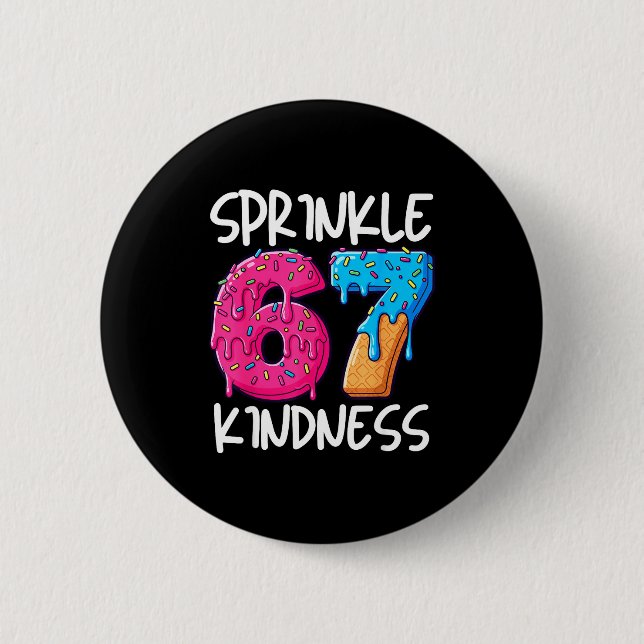 Sprinkle Kindness Family Matching Doughnut Ice-cre Knapp (Framsida)