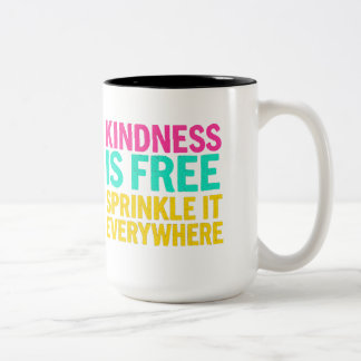 Sprinkle Kindness: inspirationsoffert Två-Tonad Mugg