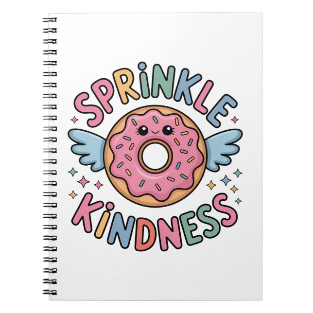 Sprinkle Kindness | Munk Anteckningsbok (Framsidan)