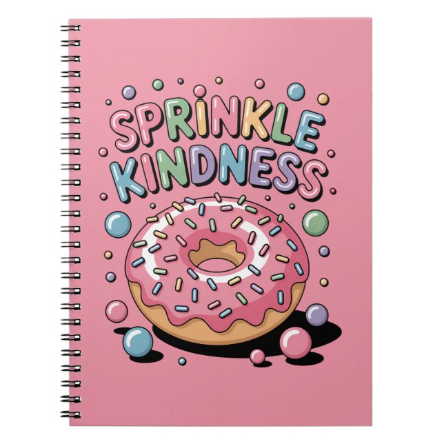 Sprinkle Kindness | Munk Anteckningsbok (Framsidan)