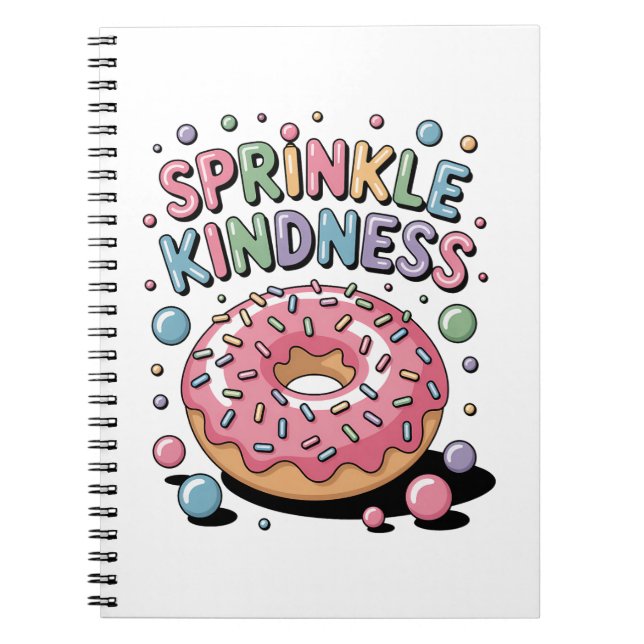 Sprinkle Kindness | Munk Anteckningsbok (Framsidan)