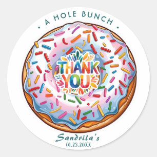 Sprinkle Munk Tacks ett hål gänget Runt Klistermärke