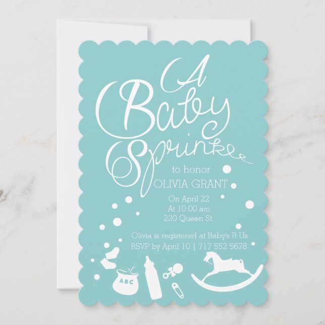 Sprinkle of Joy Inbjudningar (Framsida)