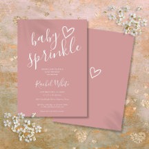 Sprinkle Shower för Dusty Ro Flicka Baby
