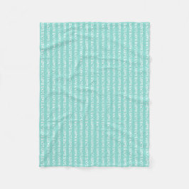 Sprinkle Shower Teal Nursery baby Party Fleecefilt