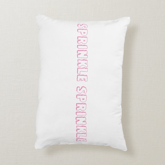 Sprinkle Sprinkle Anpassningsbar Pillow Prydnadskudde (Baksidan(Vertikal))