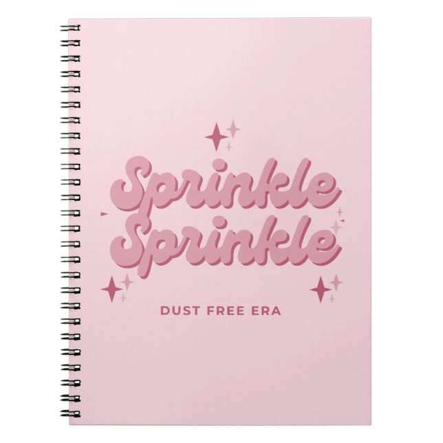 Sprinkle Sprinkle Notebook Anteckningsbok (Framsidan)
