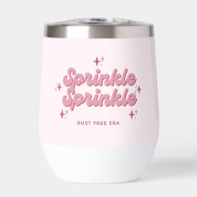 Sprinkle Sprinkle Rosa Thermal Vin Tumbler