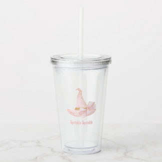 Sprinkle Sprinkle Rosa Witch Tumbler Take Away Mugg