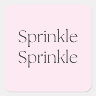Sprinkle Sprinkle Sticker I Shera Seven Fyrkantigt Klistermärke