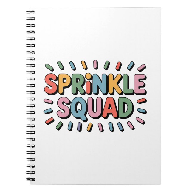 Sprinkle Squad | Baby Sprinkle Anteckningsbok (Framsidan)