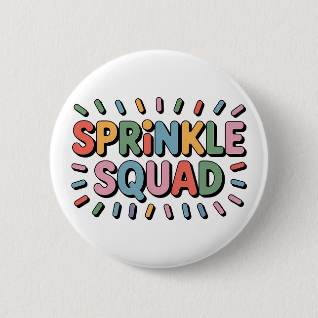 Sprinkle Squad | Baby Sprinkle Knapp (Framsida)