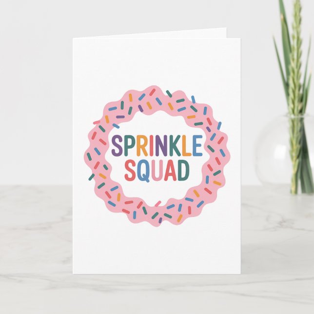 Sprinkle Squad | Baby Sprinkle Kort (Framsida)